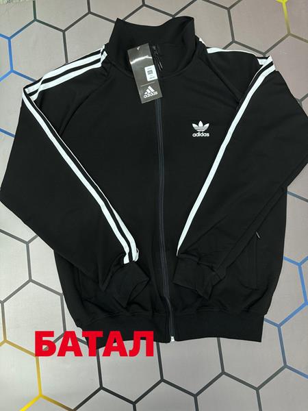 Кофта спорт Alex Clothes (2XL-6XL) 4850 black (деми)