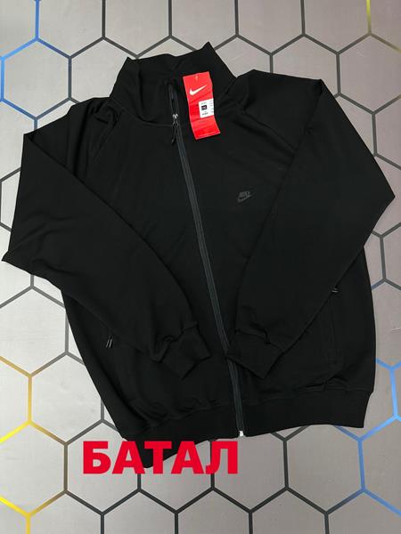 Кофта спорт Alex Clothes (2XL-6XL) 4851 black (деми)