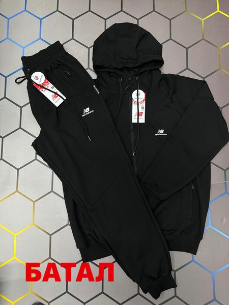 Костюм спорт Alex Clothes (2XL-6XL) 4860 black (деми)