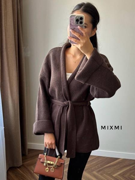 Кардиган Modnulya (48-52) 7557 brown (деми)