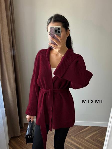 Кардиган Modnulya (48-52) 7557 wine (деми)