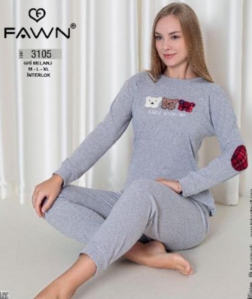 Пижама Romeo life (46-50) 3105 grey (деми)