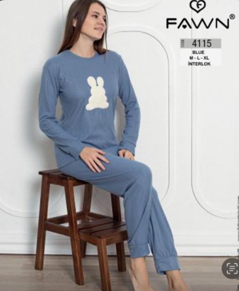 Пижама Romeo life (46-50) 4115 l.blue (деми)