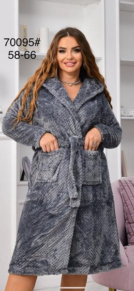 Халат Romeo life (58-66) 70095 grey (зима)