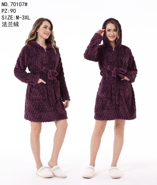 Халат Romeo life (M-3XL) 70107 purple (зима)