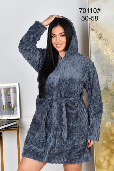 Халат Romeo life (50-58) 70110 d.grey (зима)