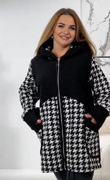 Кардиган Romeo life (58-64) RL641 black-white (деми)