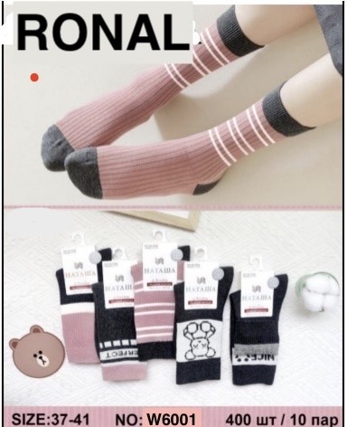 Носки Ronal (37-41) W6001 mix (деми)