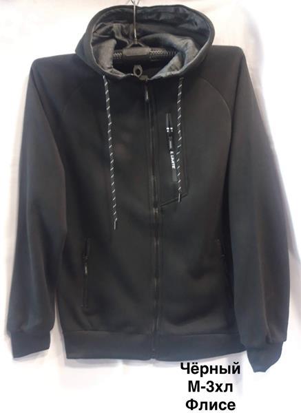 Кофта спорт Minh (M-3XL) 2331 black (зима)