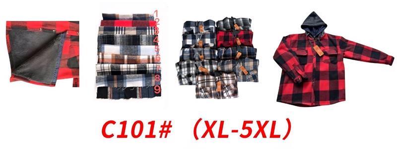 Рубашка Hoan (XL-5XL) C101 mix (зима)