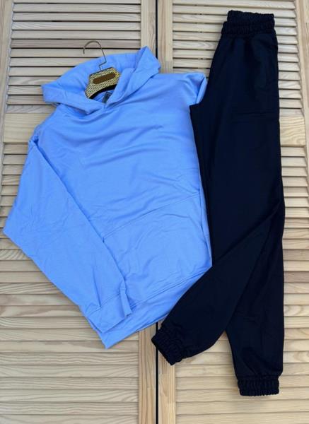 Костюм спорт Sport style (S-XL) 115-1023 l.blue (деми)