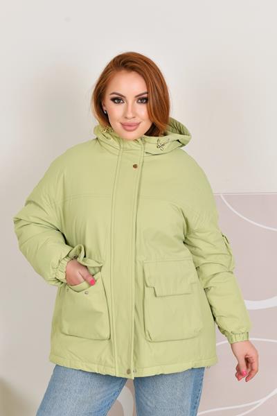 Куртка Katty (M-3XL) 9521 green (зима)