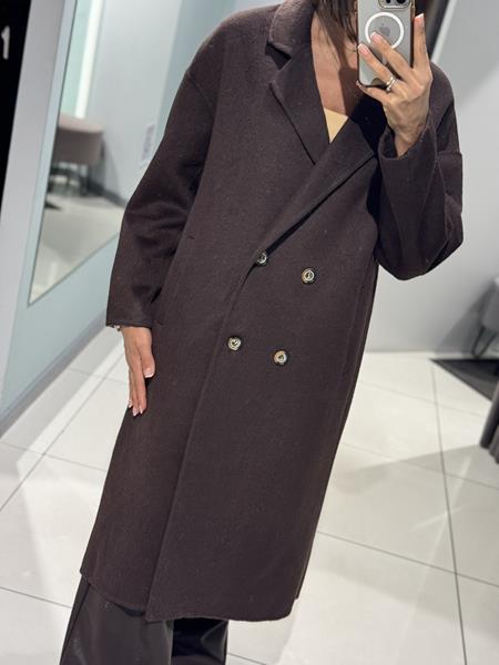 Пальто Comod (S-M) H1893 brown (деми)