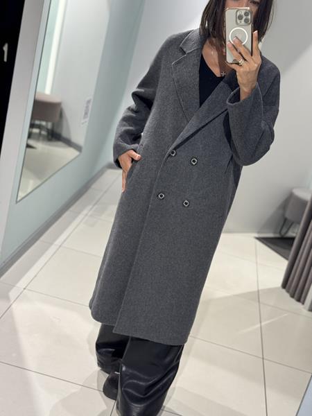 Пальто Comod (S-M) H1893 grey (деми)