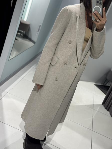 Пальто Comod (S-M) H1896 beige (деми)