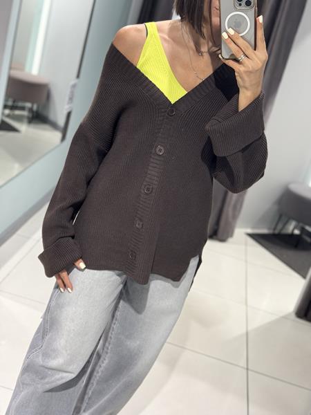 Кофта Comod (one size) S023 brown (деми)
