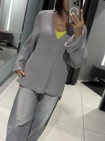 Кофта Comod (one size) S023 grey (деми)