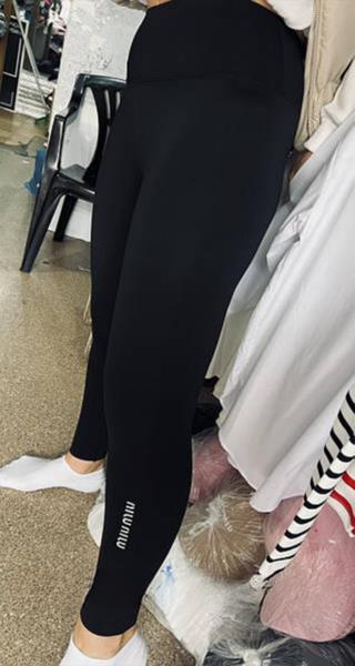 Лосины Sport style (S-XL) M700-1 black (зима)