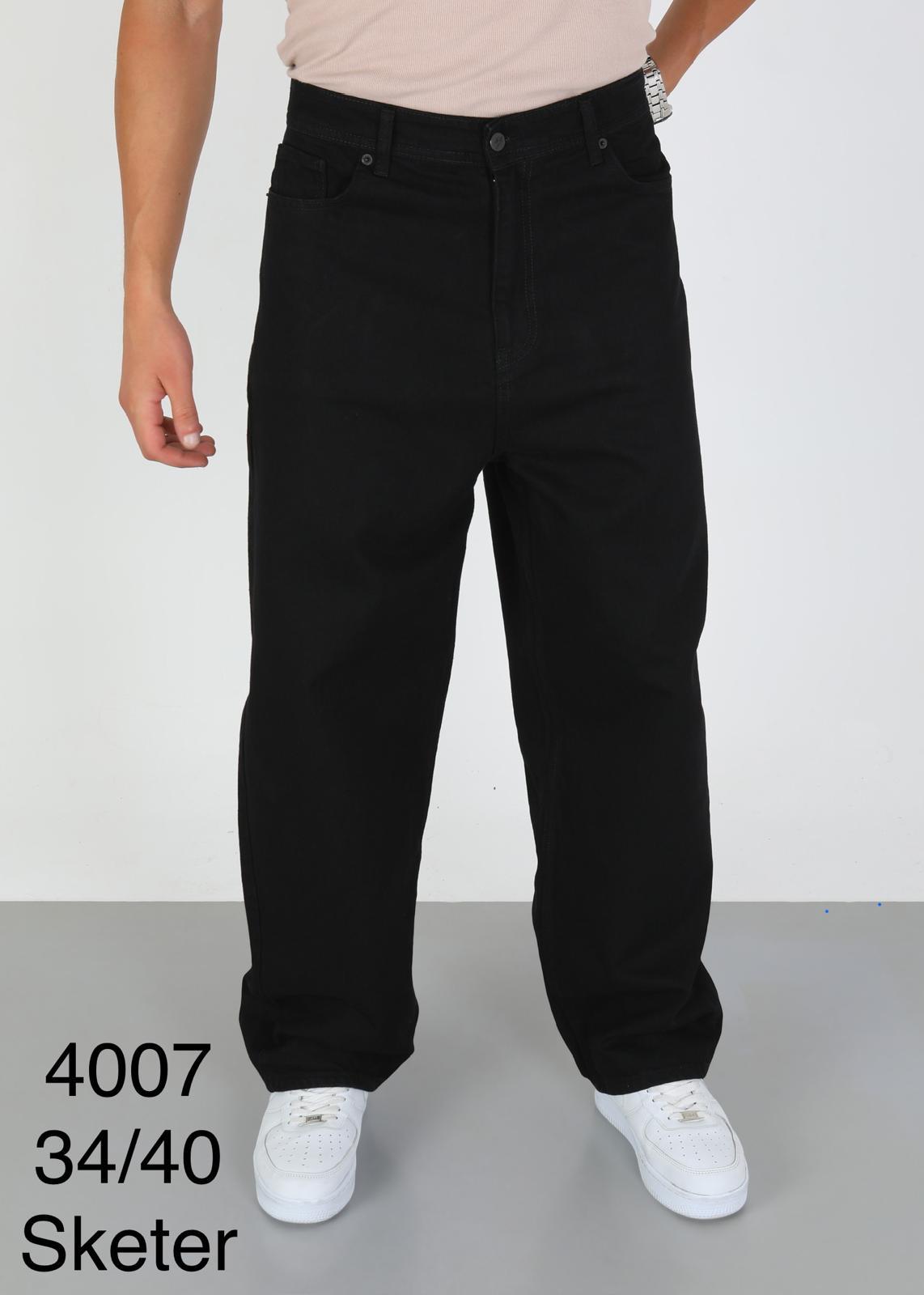 Джинсы God Baron (34-40) 4007 black (деми)