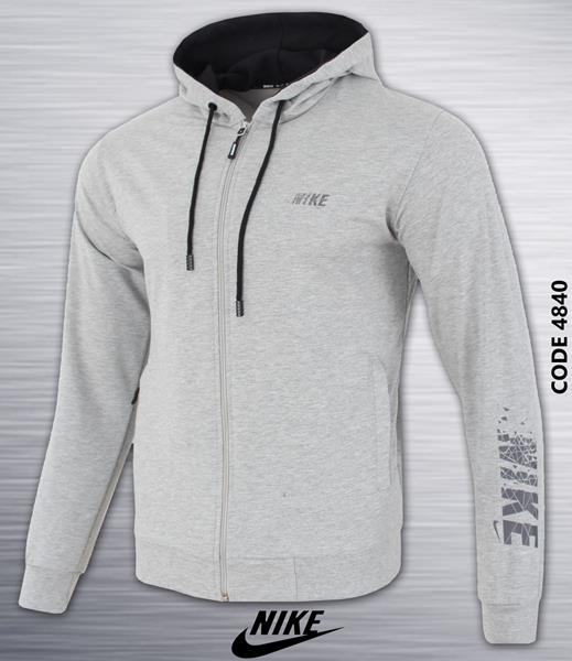 Кофта спорт AZT (2XL-6XL) 4840 l.grey (деми)