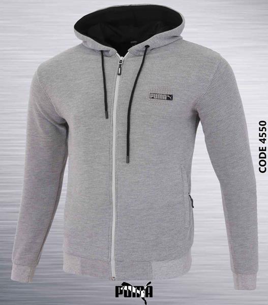 Кофта спорт AZT (S-2XL) 4550 grey (деми)