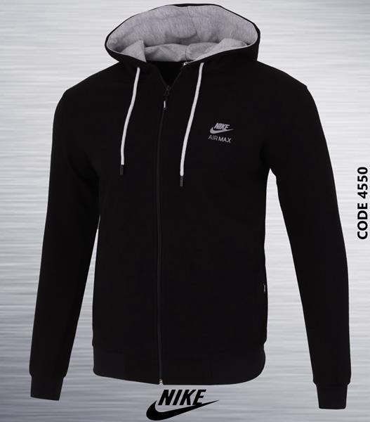 Кофта спорт AZT (S-2XL) 4550-1 black (деми)