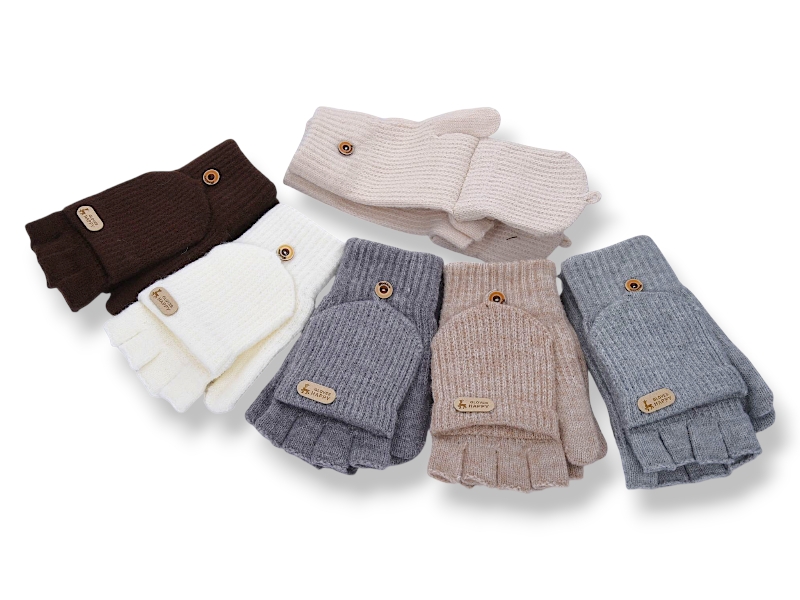 Перчатки КОРОЛЕВА (one size) 2256 mix (зима)