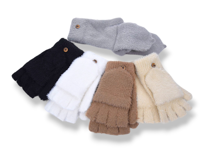 Перчатки КОРОЛЕВА (one size) 2355 mix (зима)