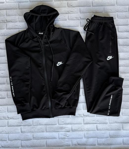 Костюм спорт Long Sport (M-3XL) LS176 black (деми)