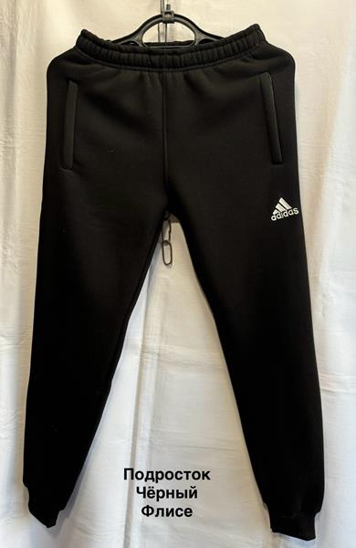 Штаны спорт Minh (36-44) MH1247 black (зима)