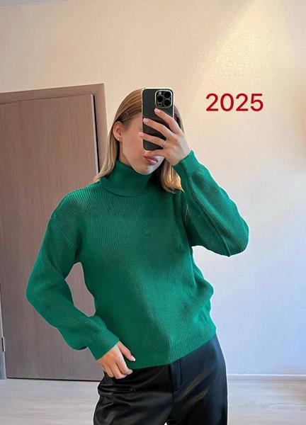 Свитер FSN (42-48) 2025 green (зима)