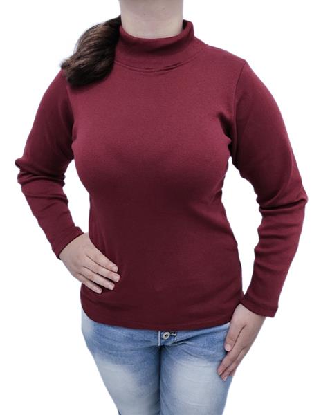 Гольф ALIA (S-3XL) 3117 wine байка (зима)