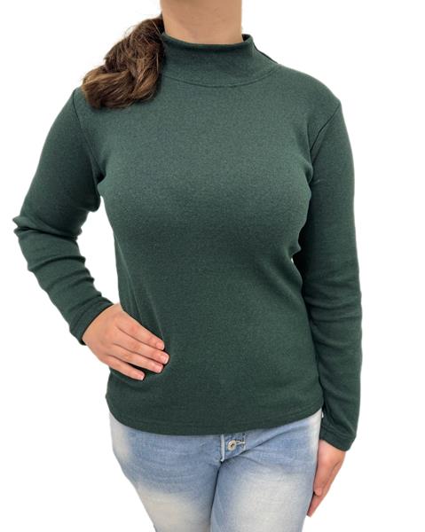 Гольф ALIA (S-3XL) 3122 green байка (зима)