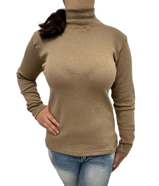 Гольф ALIA (S-3XL) 3123 l.brown байка (зима)