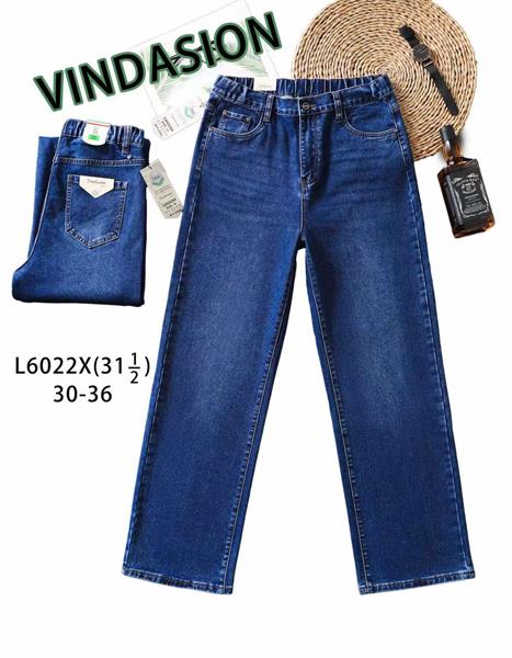 Джинсы Vindassion (30-36) 6022 blue (деми)