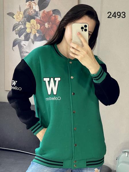 Куртка FSN (42-48) 2493 green (деми)