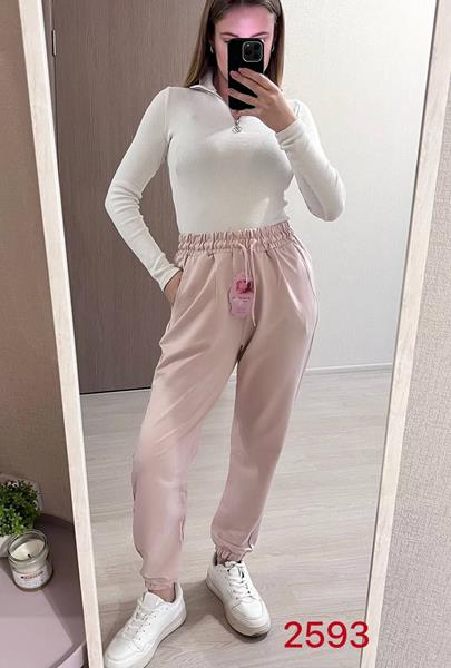 Штаны спорт FSN (46-52) 2593 beige (деми)