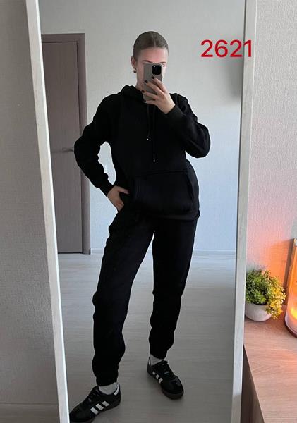 Костюм спорт FSN (46-52) 2621 black (зима)