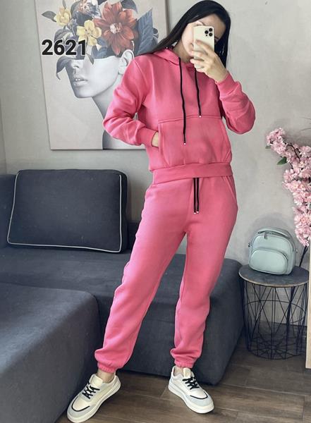 Костюм спорт FSN (46-52) 2621 pink (зима)