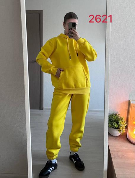 Костюм спорт FSN (46-52) 2621 yellow (зима)