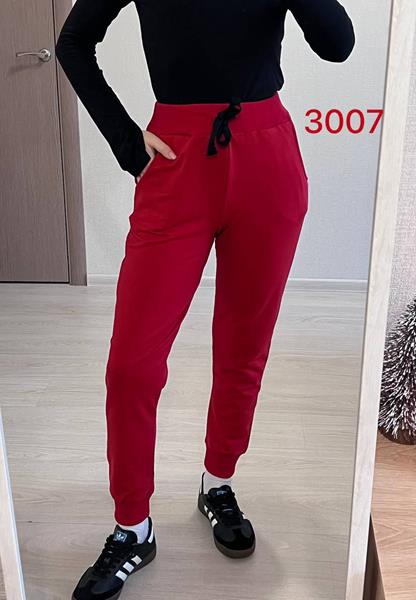 Штаны спорт FSN (48-50) 3007 red (деми)