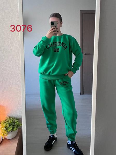 Костюм спорт FSN (42-48) 3076 green (зима)