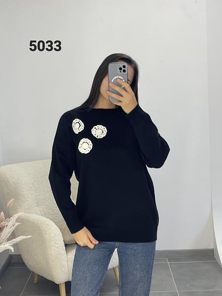 Свитер FSN (46-52) 5033 black (деми)