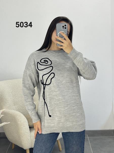 Свитер FSN (46-52) 5034 grey (деми)