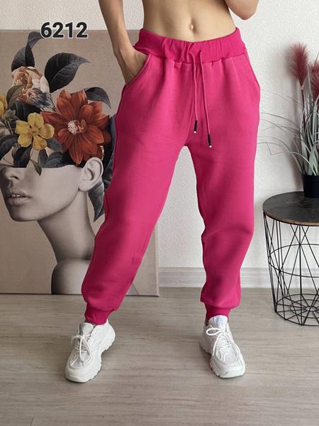 Штаны спорт FSN (48-54) 6212 crimson (зима)