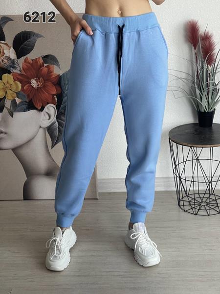 Штаны спорт FSN (48-54) 6212 l.blue (зима)