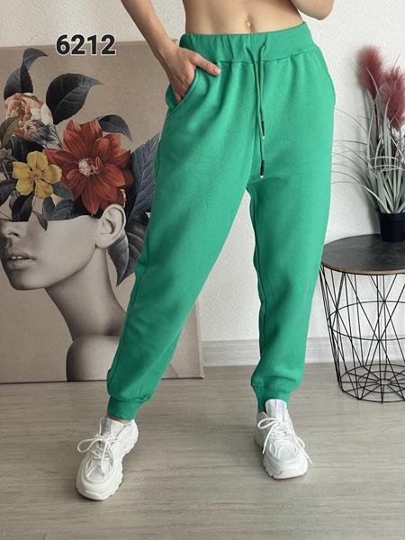 Штаны спорт FSN (48-54) 6212 l.green (зима)