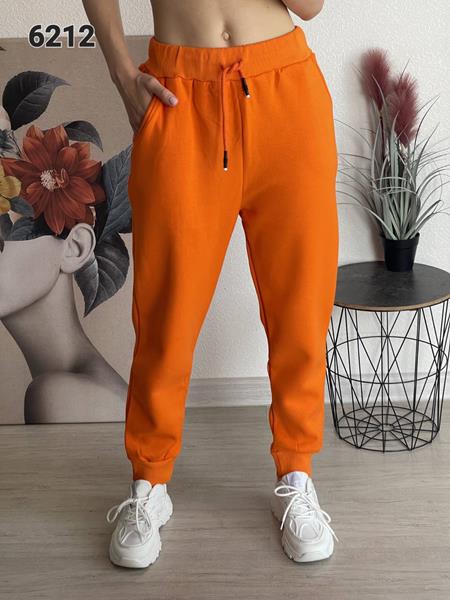 Штаны спорт FSN (48-54) 6212 orange (зима)