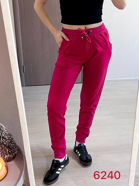 Штаны спорт FSN (42-48) 6240 crimson (деми)