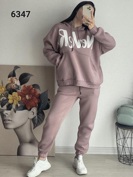 Костюм спорт FSN (46-52) 6347 beige (зима)